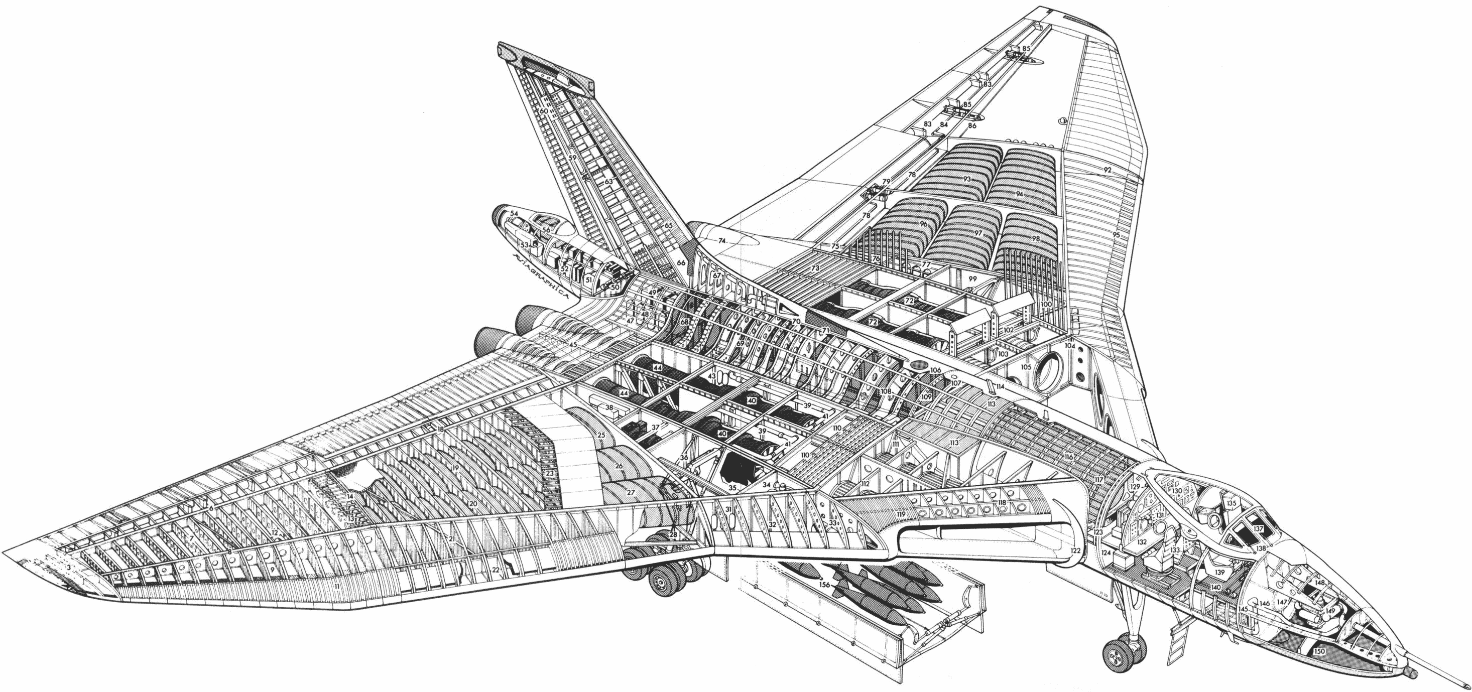 Avro Vulcan cutaway