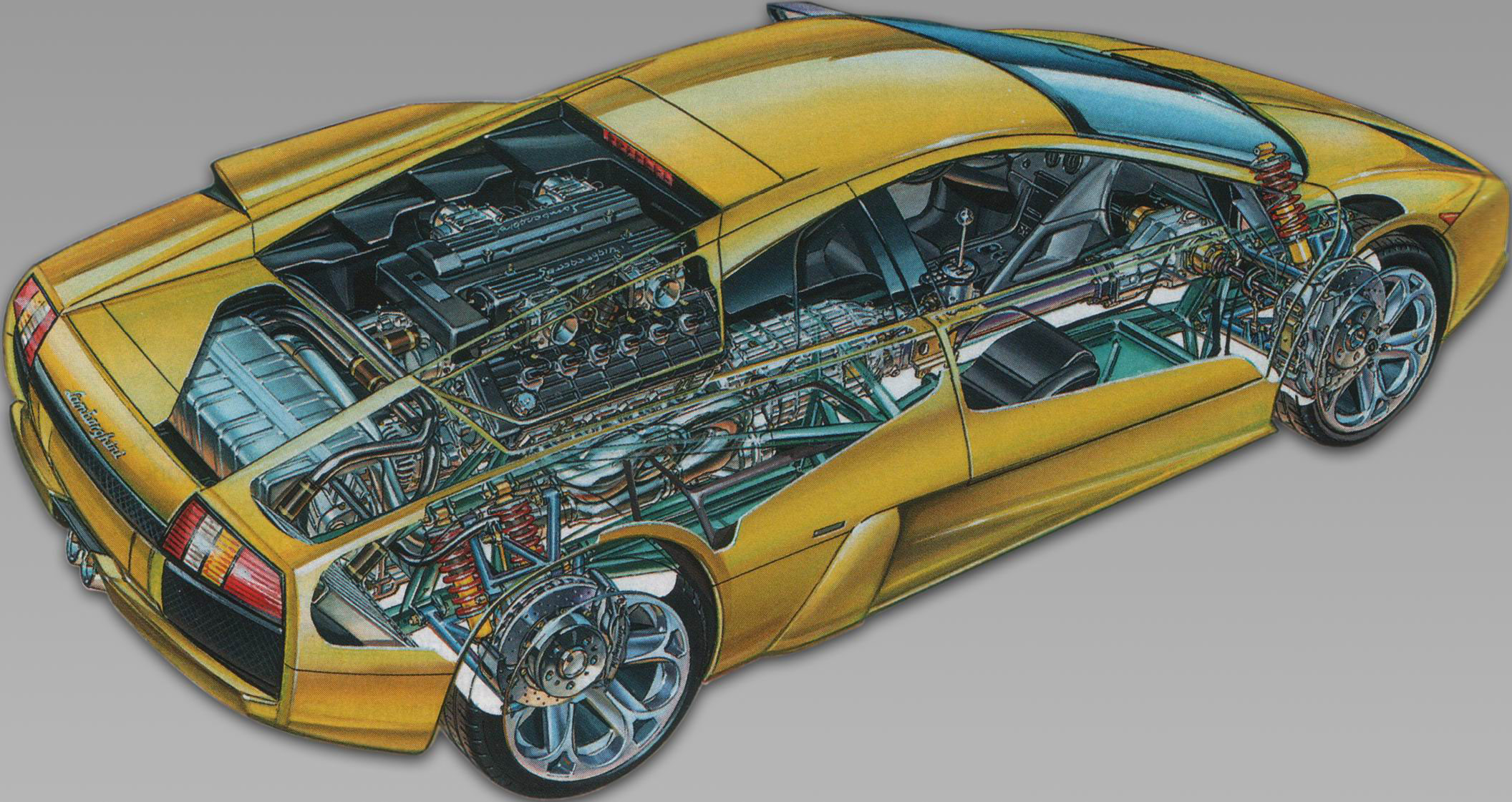 Lamborghini Murcielago cutaway