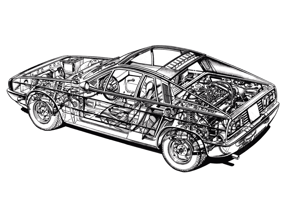 Lancia Montecarlo cutaway
