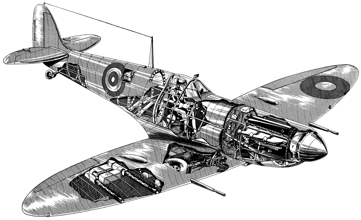 Supermarine Spitfire Drawings