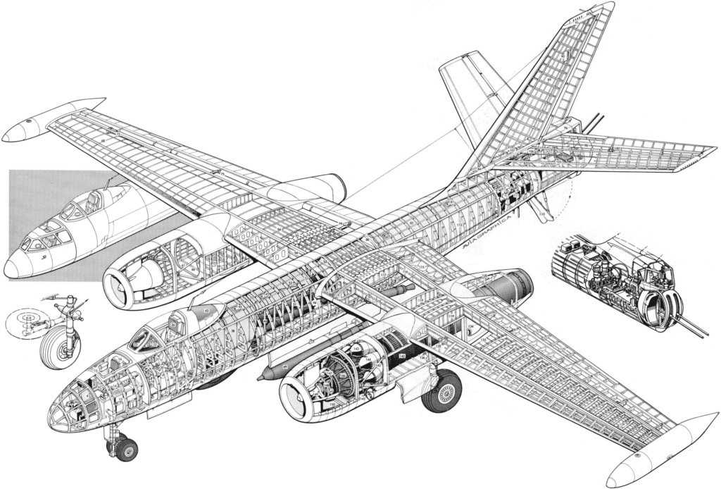 Ilyushin Cutaway Drawings in High quality