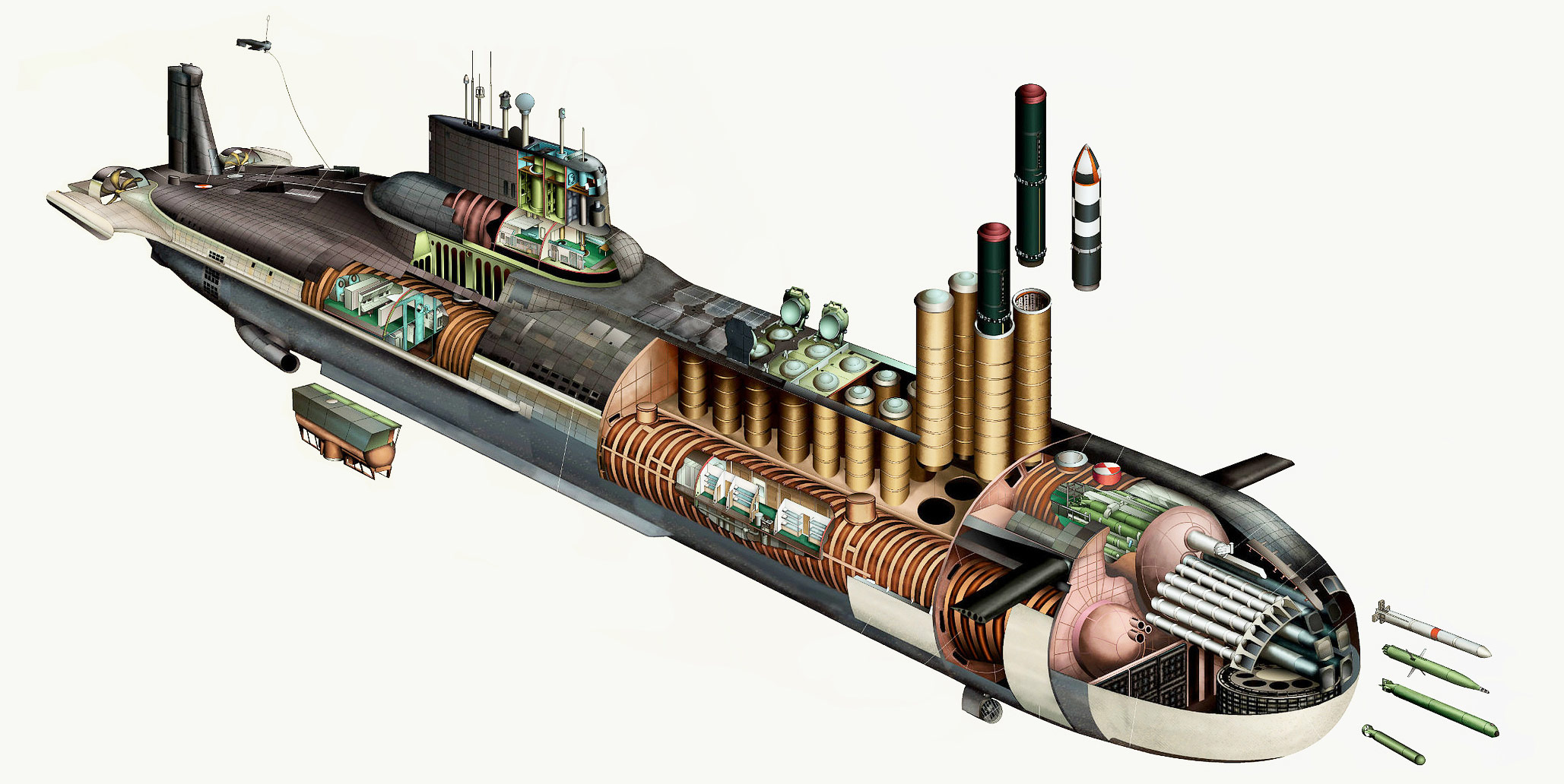 typhoon class submarine hot tub