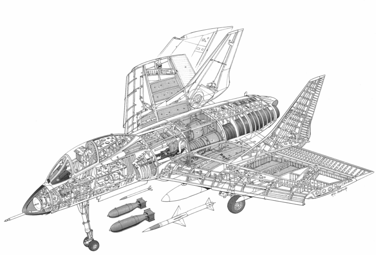 Aircraft Cutaway Drawings in High quality - Part 16