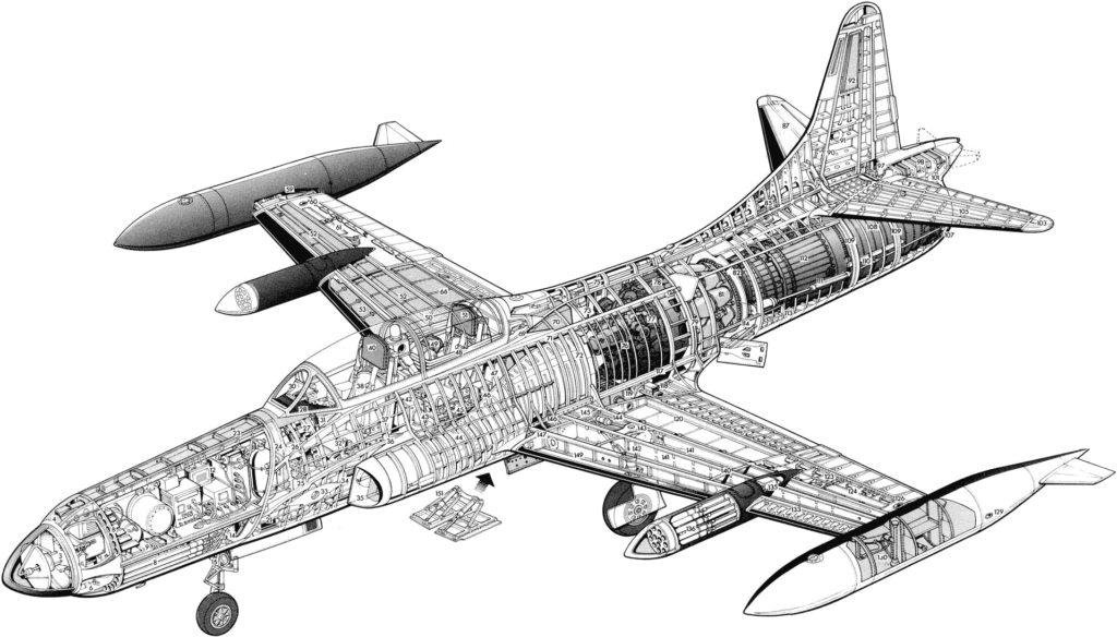 Lockheed Cutaway Drawings in High quality