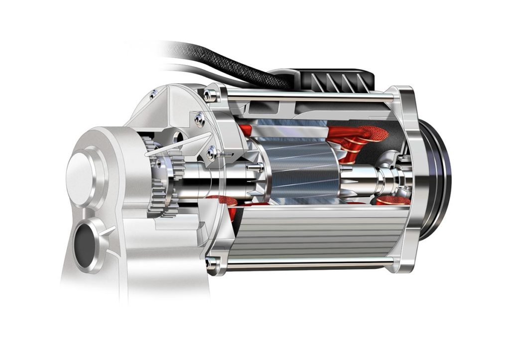 Electrical Motor Cutaway Drawing in High quality