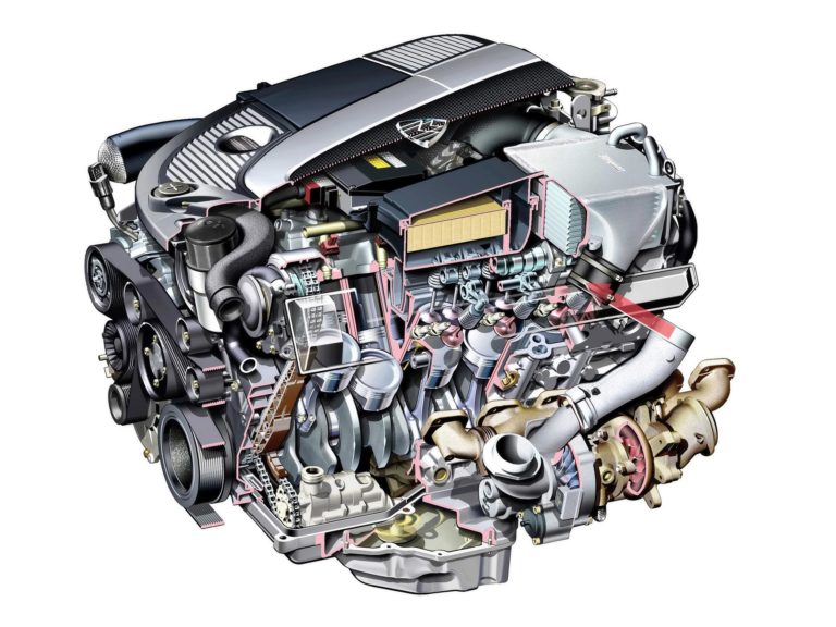 V12 Engine Cutaway Drawings In High Quality