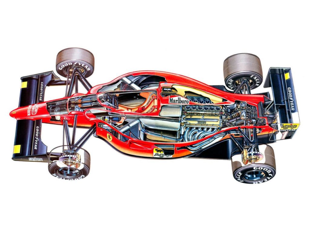 Ferrari 166 Cutaway