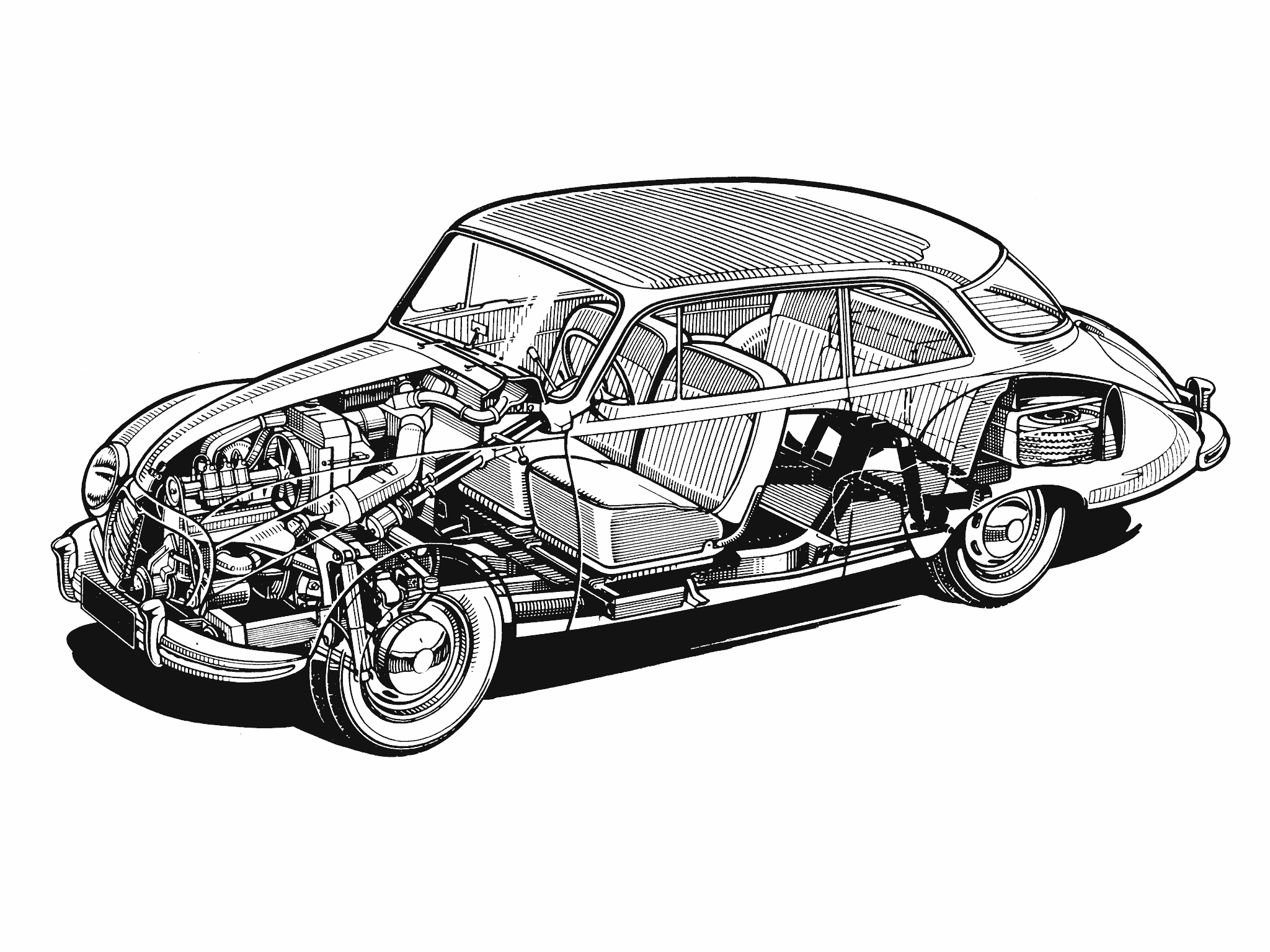 DKW 3=6 cutaway