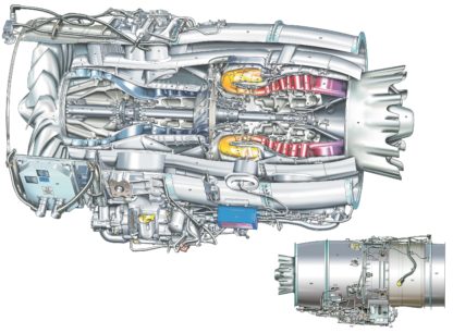Pratt & Whitney Canada PW500 engine