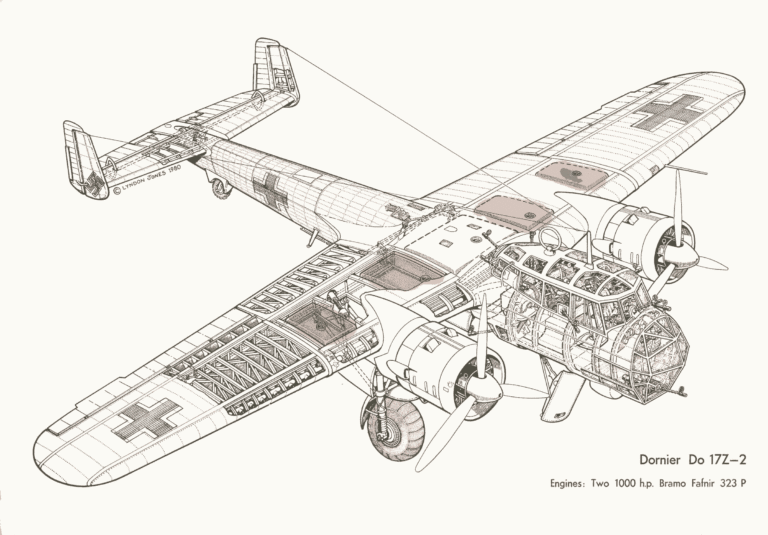 Luftwaffe Cutaway Drawings in High quality