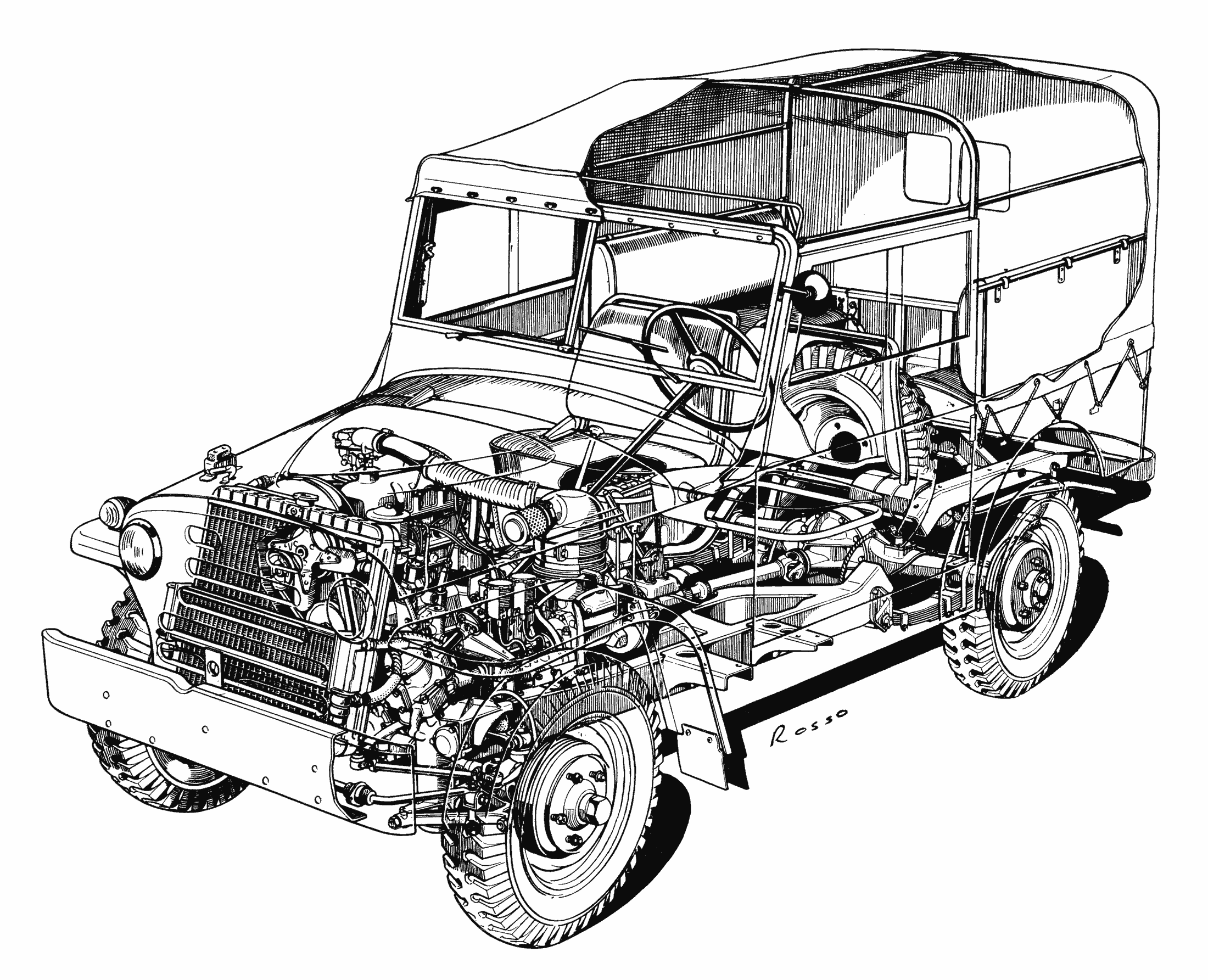 Fiat Campagnola cutaway
