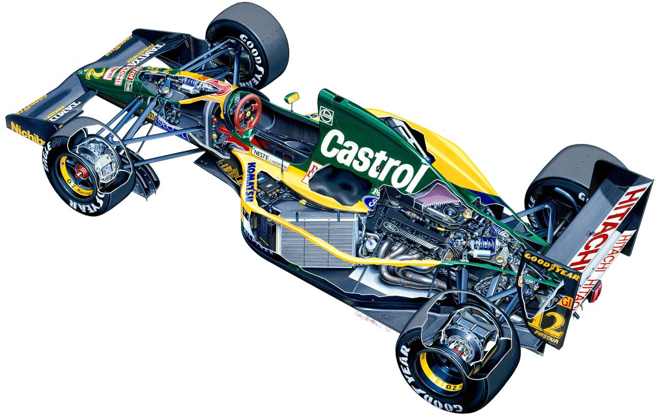 Lotus 107 cutaway
