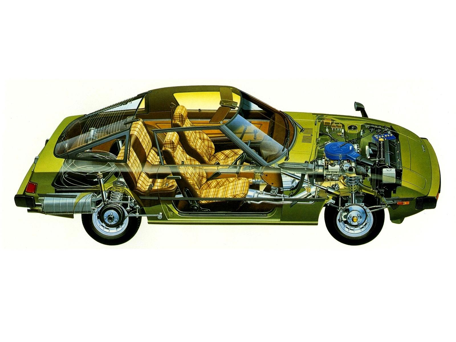 Mazda Savanna RX-7 cutaway
