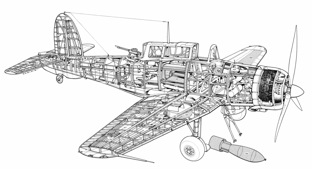 Blackburn Cutaway Drawings in High quality