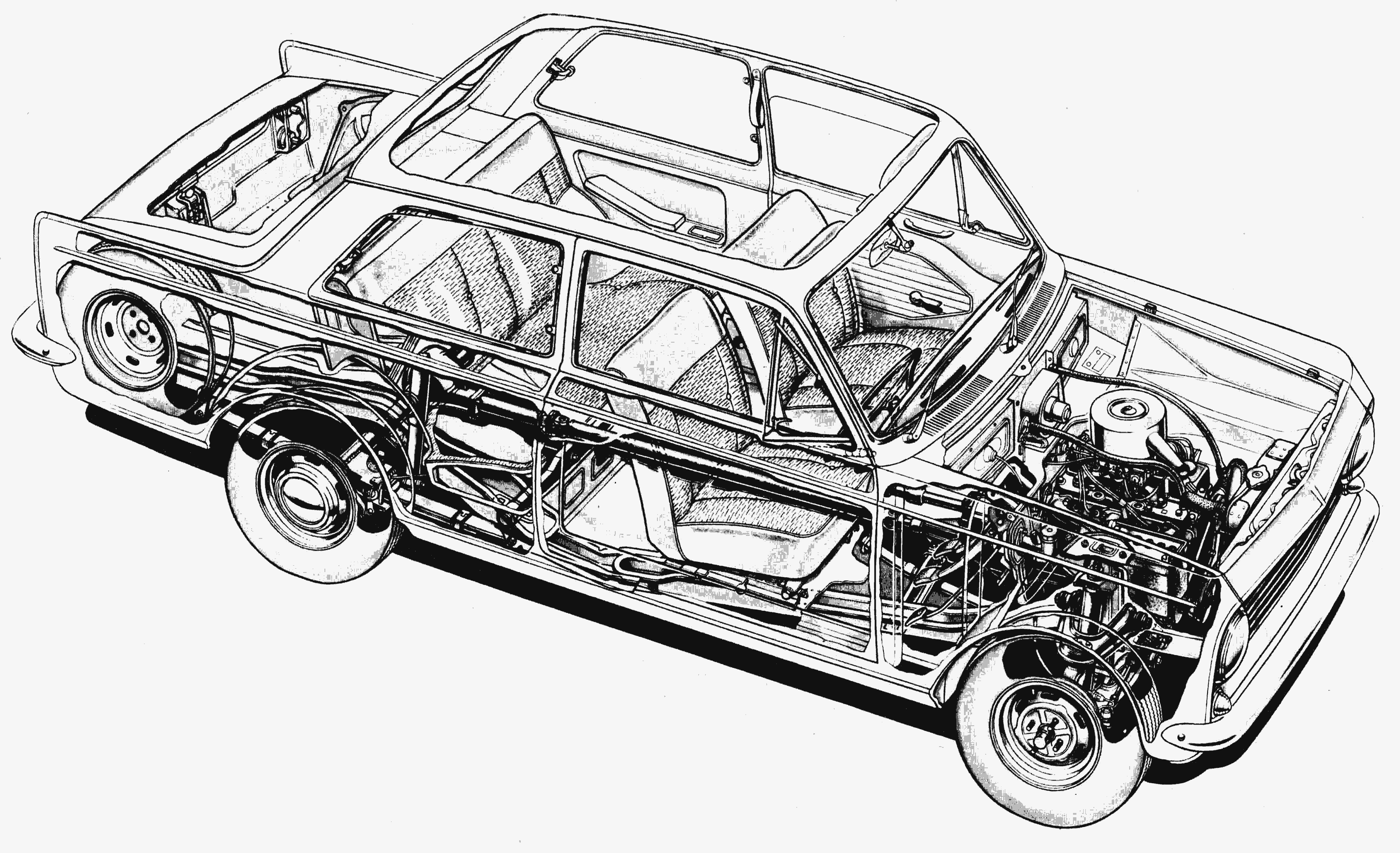 Vauxhall Viva 1963 cutaway