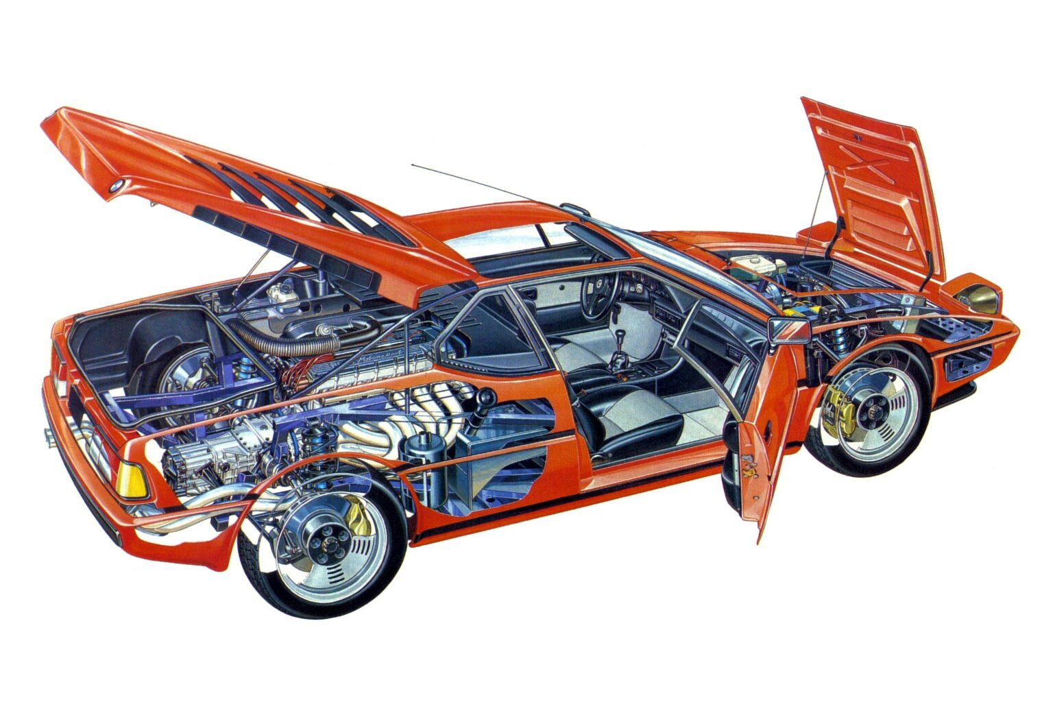 BMW Cutaway