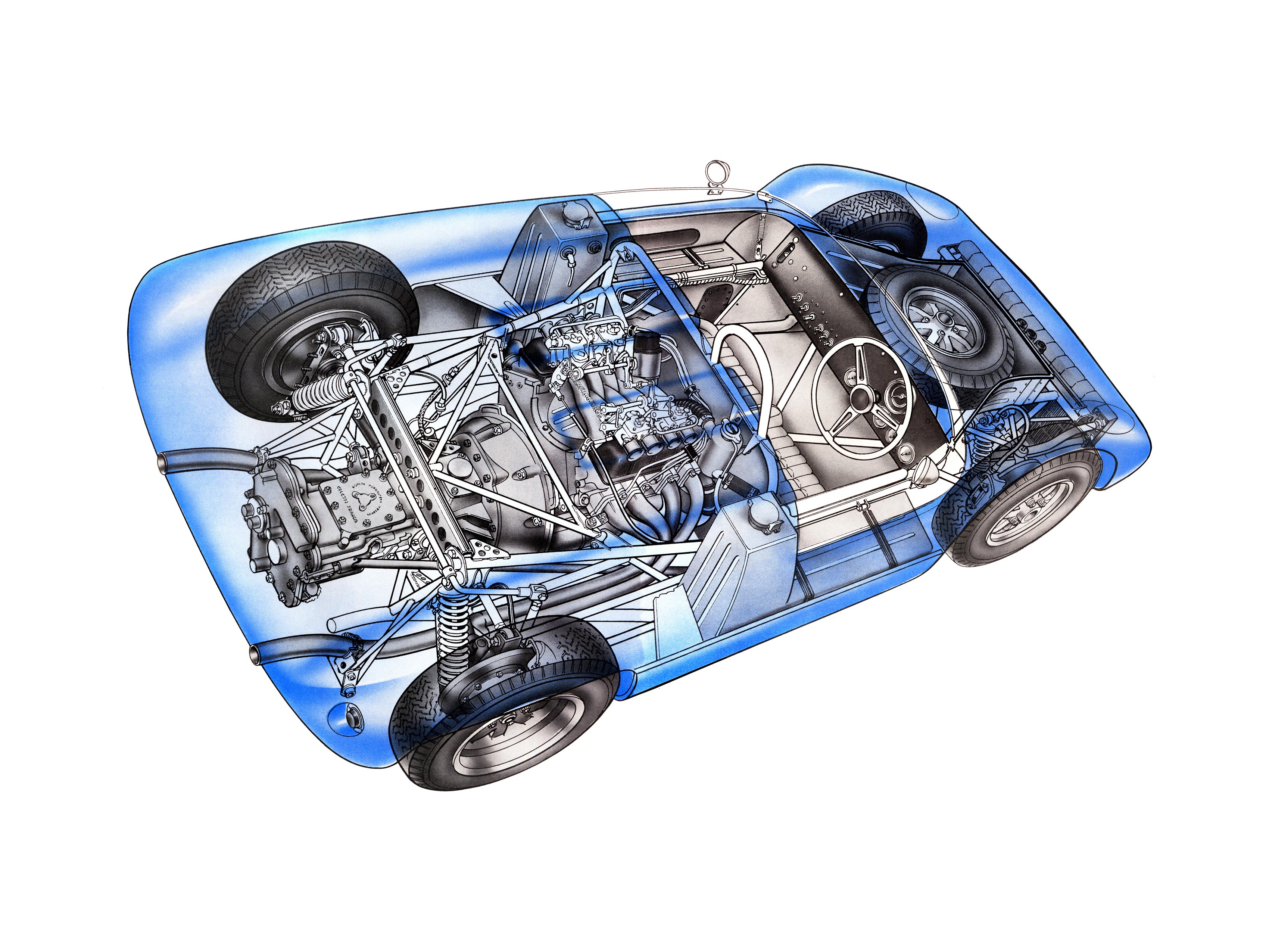 Buick Scarab cutaway drawng
